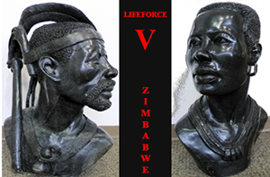 Lifeforce V exhibit at the Langston Hughes gallery on Feb. 9, 2013